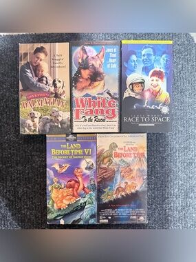 Vintage Family VHS Movie Lot of 5